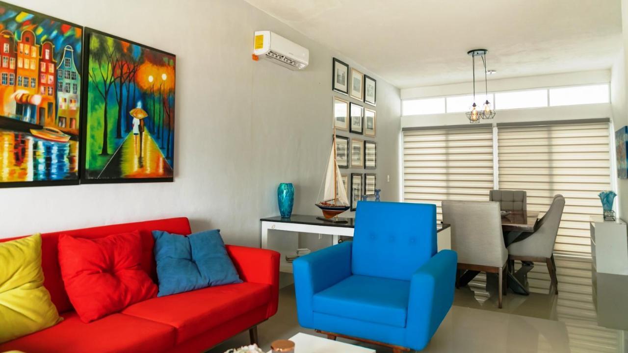 Confortable Casa En Cozumel, Condominio Con Vista Al Mar # 10 Esterno foto