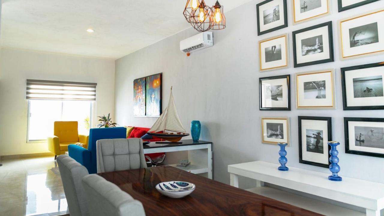 Confortable Casa En Cozumel, Condominio Con Vista Al Mar # 10 Esterno foto