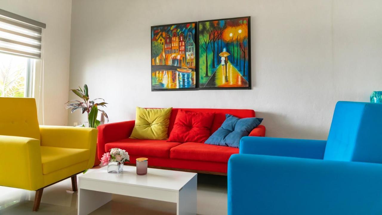 Confortable Casa En Cozumel, Condominio Con Vista Al Mar # 10 Esterno foto